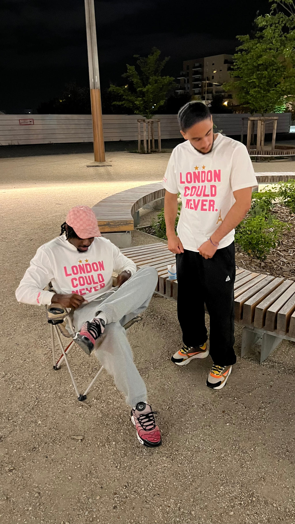 LCN | WHITE & PINK